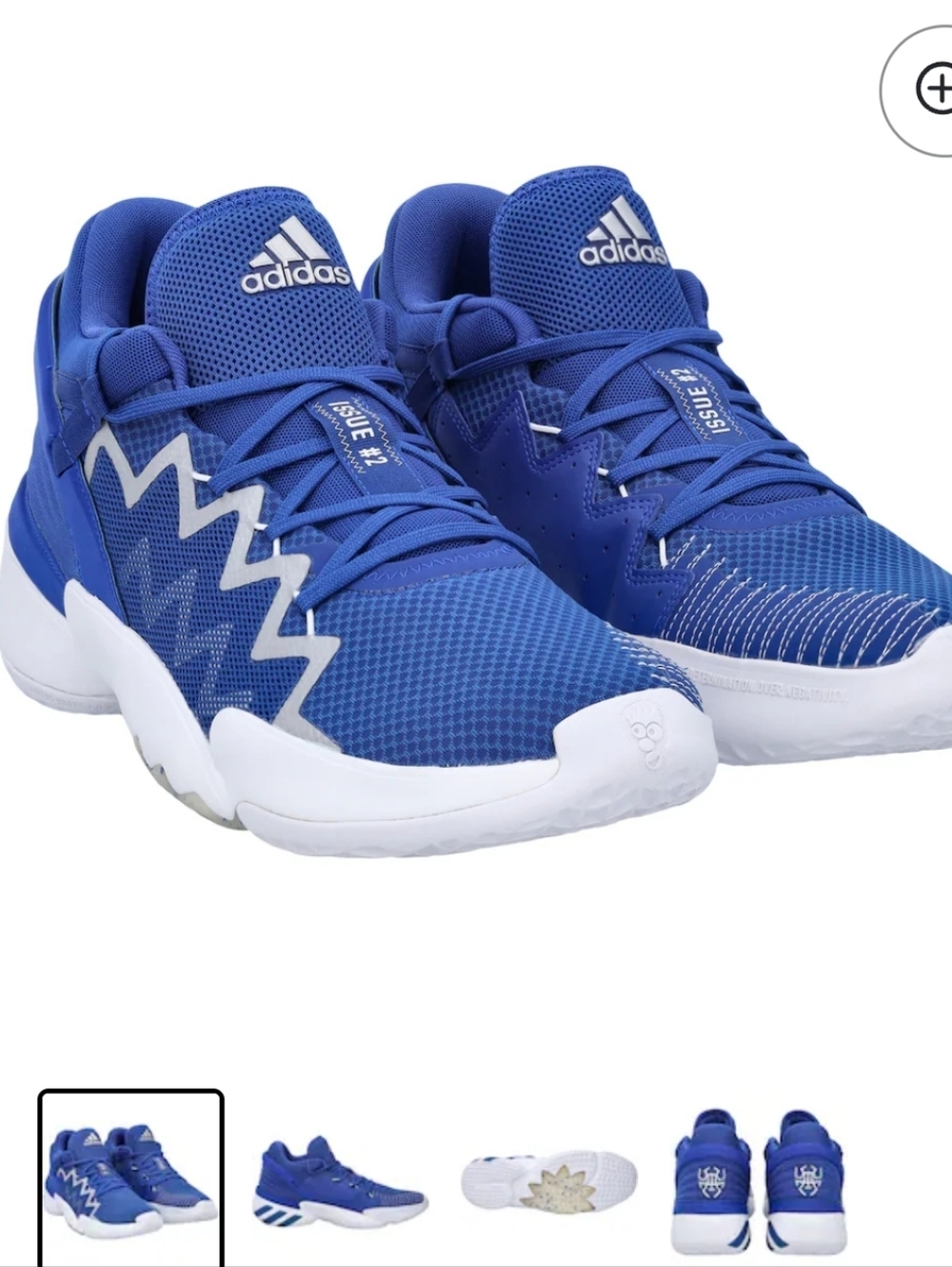 Kansas Jayhawks Team-Issued Adidas DON 2 shoes from basketball program Size 11